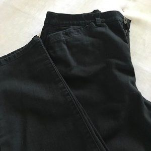 A New Day Black Pants stretch cotton blend